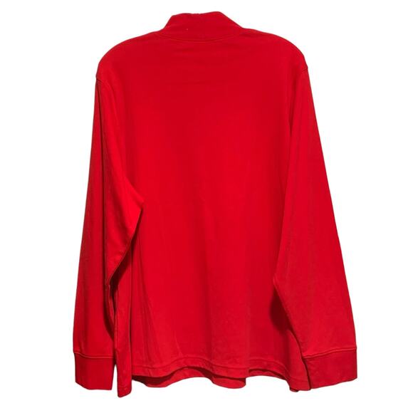 LANDS' END 2X ( 20W / 22W ) Turtleneck 100% Cotton Red Classic Timeless - Picture 7 of 7